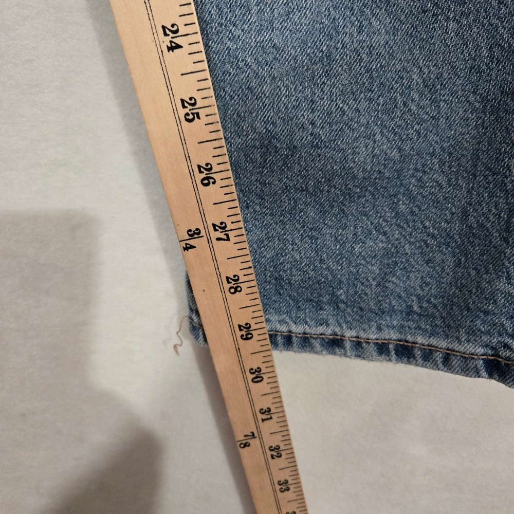 American Eagle Size 0 Strigid Straight Leg Jeans High Rise Denim #1402 - Picture 8 of 10